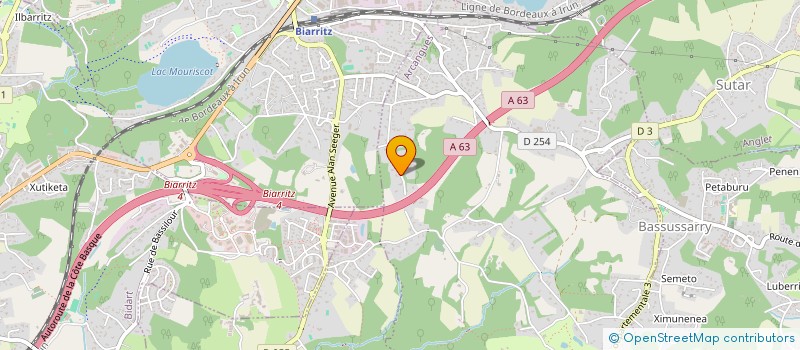 localisation de l'entreprise FINANCIERE THOMINA  ARCANGUES