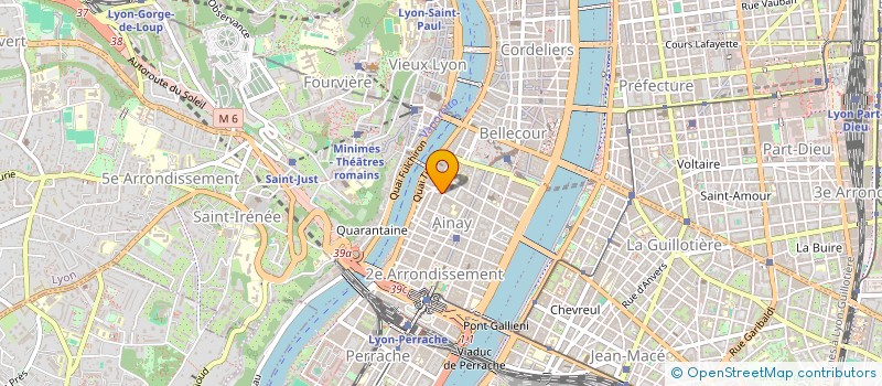 localisation de l'entreprise FINANCIERE TM à LYON