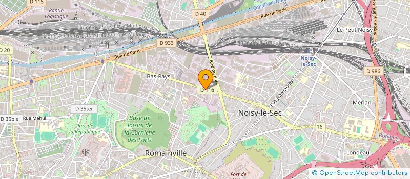 localisation de l'entreprise FINANCIERE TM SA à NOISY-LE-SEC