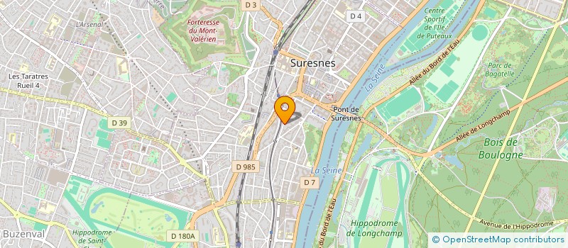 localisation de l'entreprise FINANCIERE TO à SURESNES