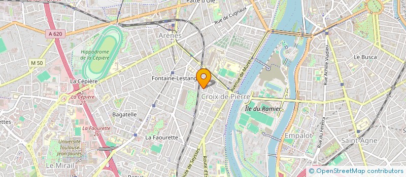 localisation de l'entreprise FINANCIERE TOCTOC à TOULOUSE