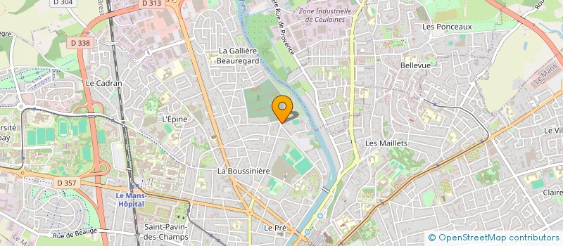 localisation de l'entreprise FINANCIERE TOUCHARD à LE MANS