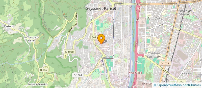 localisation de l'entreprise FINANCIERE TOURNON à SEYSSINET-PARISET