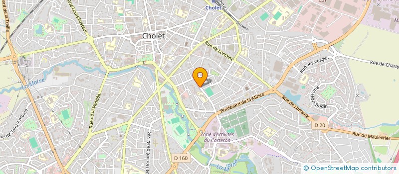 localisation de l'entreprise FINANCIERE TRAVERS à CHOLET
