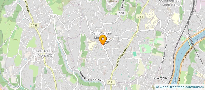 localisation de l'entreprise FINANCIERE TSD  SAINT-CYR-AU-MONT-D'OR