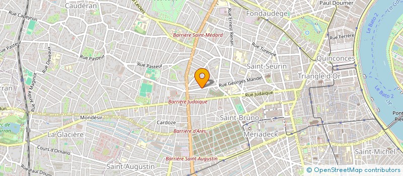 localisation de l'entreprise FINANCIERE TSI  BORDEAUX