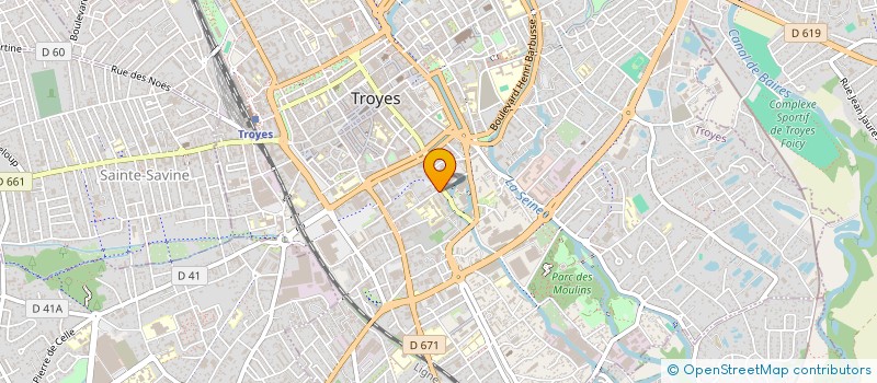 localisation de l'entreprise FINANCIERE TUFFERY à TROYES
