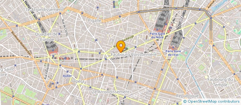 localisation de l'entreprise FINANCIERE TURENNE LAFAYETTE  PARIS