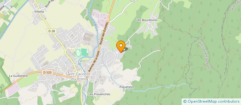 localisation de l'entreprise FINANCIERE TZ  SAINT-LAURENT-DU-PONT