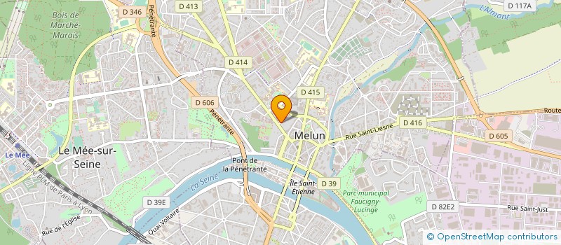 localisation de l'entreprise FINANCIERE UNION à MELUN