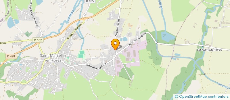 localisation de l'entreprise FINANCIERE V2I  SAINT-MARCELLIN-EN-FOREZ