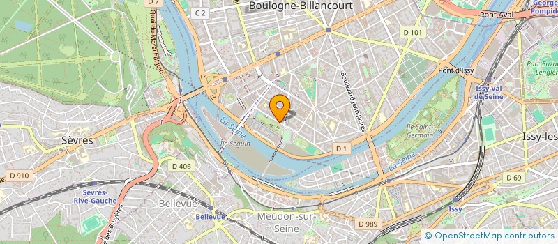 localisation de l'entreprise FINANCIERE VALMONT à BOULOGNE-BILLANCOURT