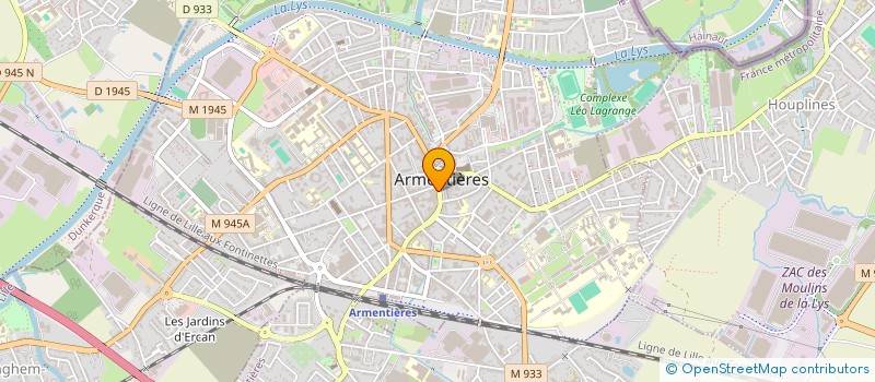 localisation de l'entreprise FINANCIERE VALSYNI à ARMENTIERES