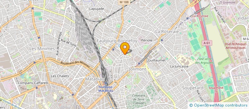 localisation de l'entreprise FINANCIERE VAN DEN BULCKE à TOULOUSE