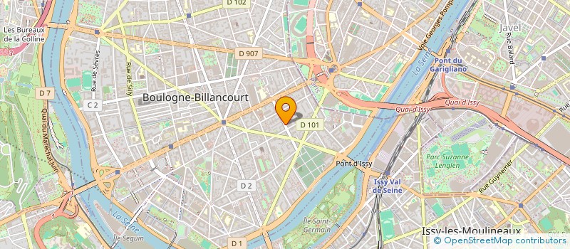 localisation de l'entreprise FINANCIERE VEHICULES INTERN FIVE INTERN à BOULOGNE-BILLANCOURT