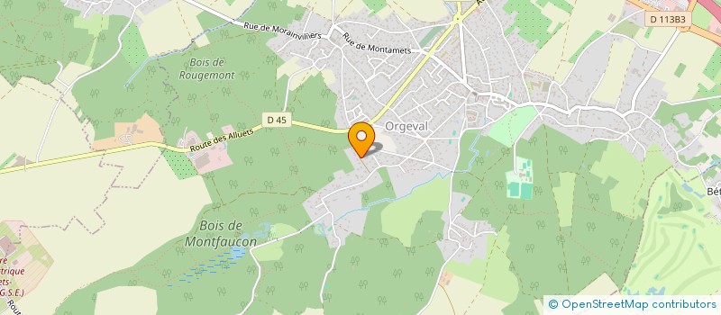 localisation de l'entreprise FINANCIERE VERDES à ORGEVAL