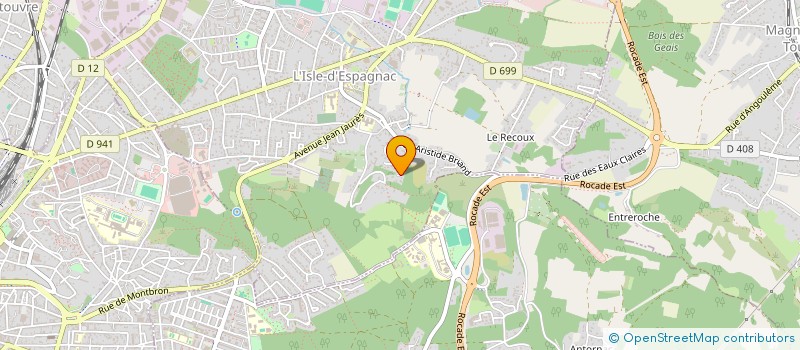 localisation de l'entreprise FINANCIERE VERNON à L'ISLE-D'ESPAGNAC