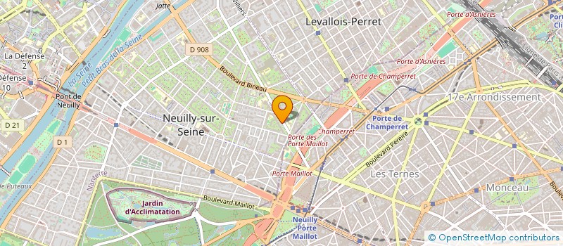 localisation de l'entreprise FINANCIERE VICTOR HUGO à NEUILLY-SUR-SEINE