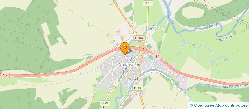 localisation de l'entreprise FINANCIERE VIDUSIENNE  VOID-VACON