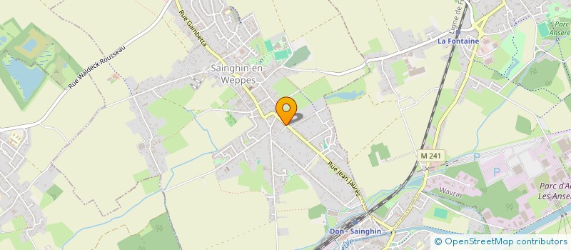 localisation de l'entreprise FINANCIERE VM  SAINGHIN-EN-WEPPES