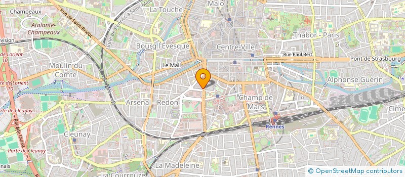 localisation de l'entreprise FINANCIERE VR  RENNES