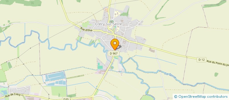 localisation de l'entreprise FINANCIERE W.S. à CRECY-SUR-SERRE