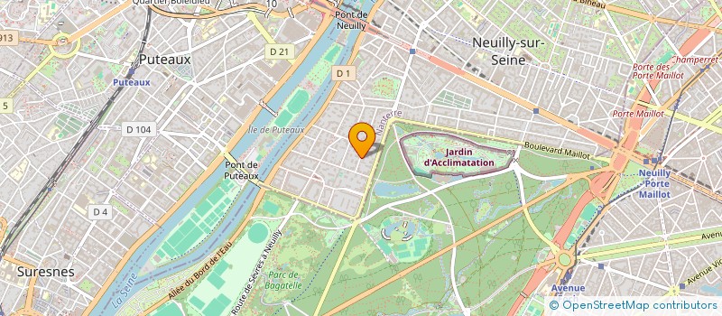 localisation de l'entreprise FINANCIERE WINDSOR à NEUILLY-SUR-SEINE