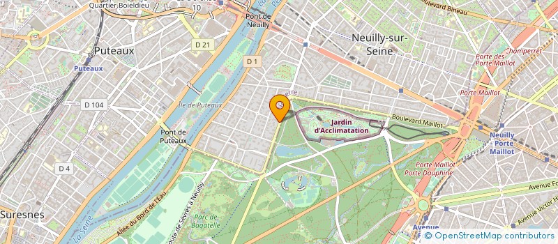localisation de l'entreprise FINANCIERE WORLEE à NEUILLY-SUR-SEINE
