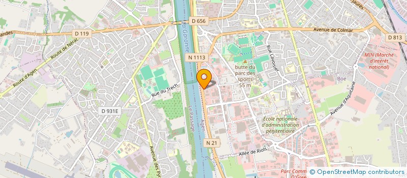 localisation de l'entreprise FINANCIERE XAVIER THIERRY  AGEN