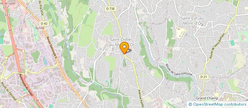 localisation de l'entreprise FINANCIERE XT  SAINT-DIDIER-AU-MONT-D'OR