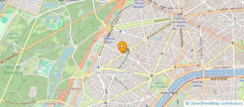 localisation de l'entreprise FINANCIERE YB  PARIS