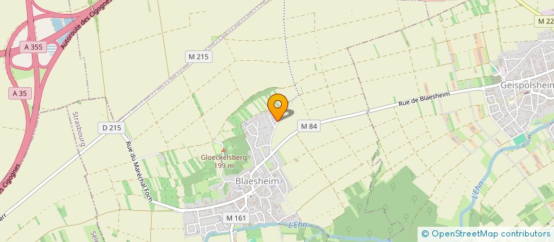 localisation de l'entreprise FINANCIERE YOHAN  BLAESHEIM