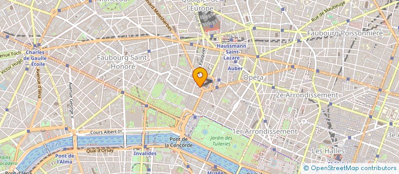 localisation de l'entreprise FINANCIERE ZENITH  PARIS