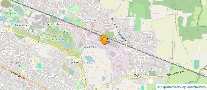 localisation de l'entreprise FINANCIERE ZYL  TRELAZE