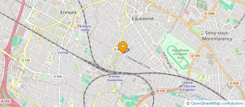 localisation de l'entreprise FINANCIERES ETUDES CONSEILS  EAUBONNE