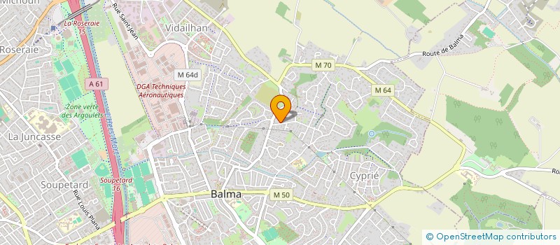 localisation de l'entreprise FINANCIMAGE  BALMA