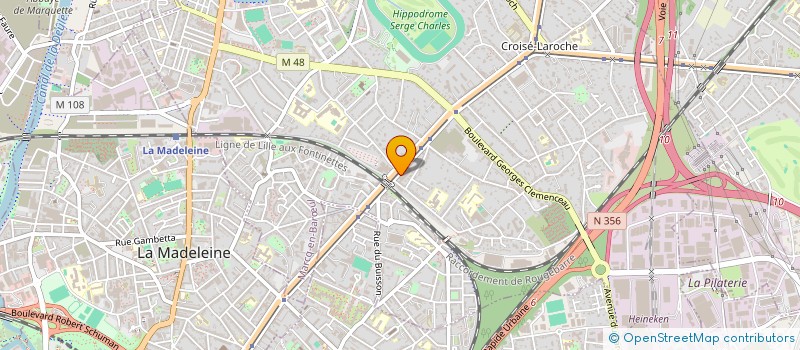 localisation de l'entreprise FINANFI à MARCQ-EN-BARŒUL