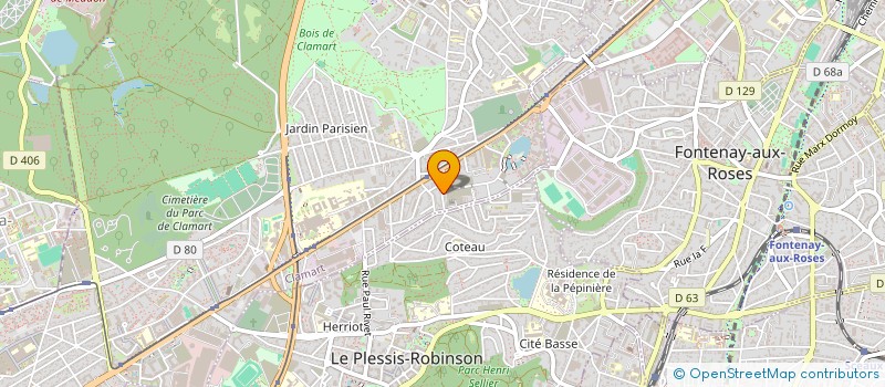 localisation de l'entreprise FINANGEBAULT à CLAMART