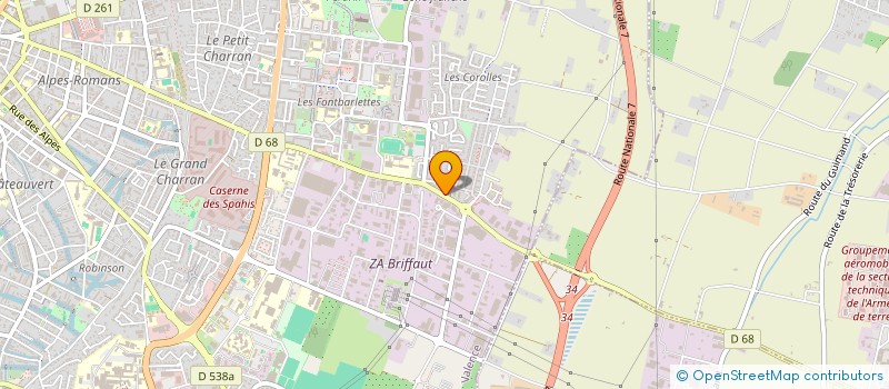 localisation de l'entreprise FINANGO  VALENCE