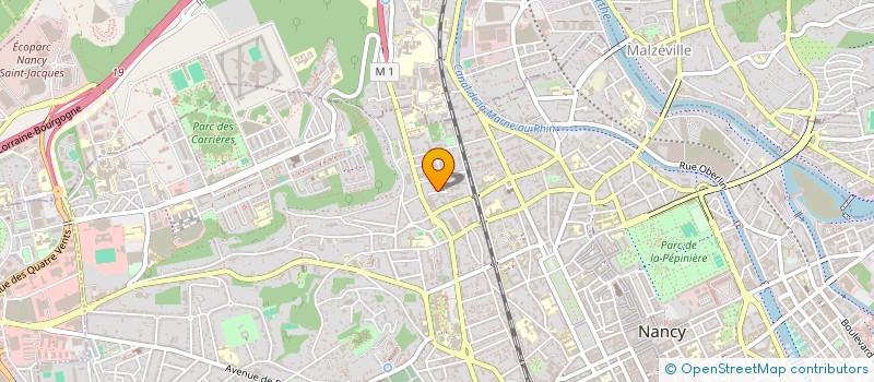 localisation de l'entreprise FINANREST  NANCY