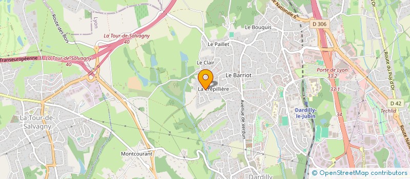 localisation de l'entreprise FINANSERT à DARDILLY