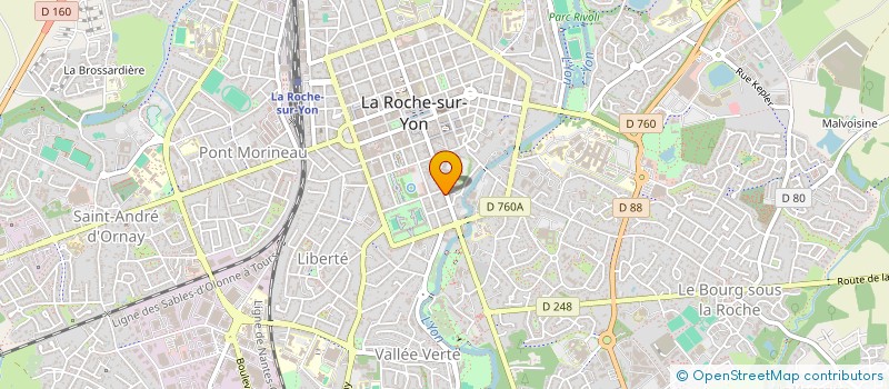 localisation de l'entreprise FINANSUR à LA ROCHE-SUR-YON