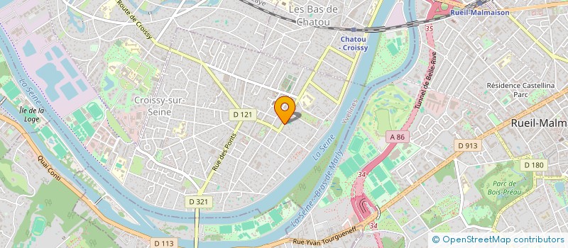 localisation de l'entreprise FINANTIEL  CROISSY-SUR-SEINE