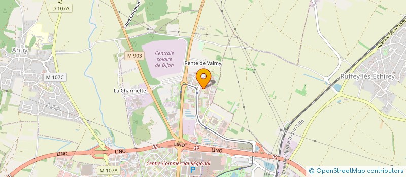 localisation de l'entreprise FINANXIO PRO à DIJON