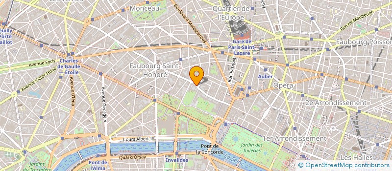 localisation de l'entreprise FINAPAR à PARIS