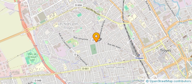 localisation de l'entreprise FINAPARO  SAINTE-SAVINE