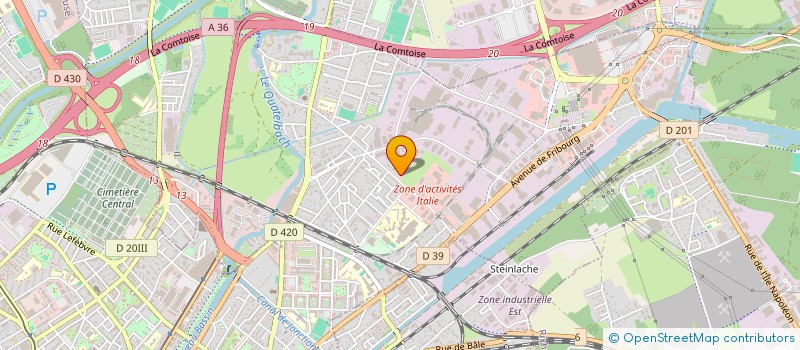 localisation de l'entreprise FINAPUI  ILLZACH