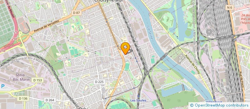 localisation de l'entreprise FINAREST DISTRIBUTION  CHOISY-LE-ROI