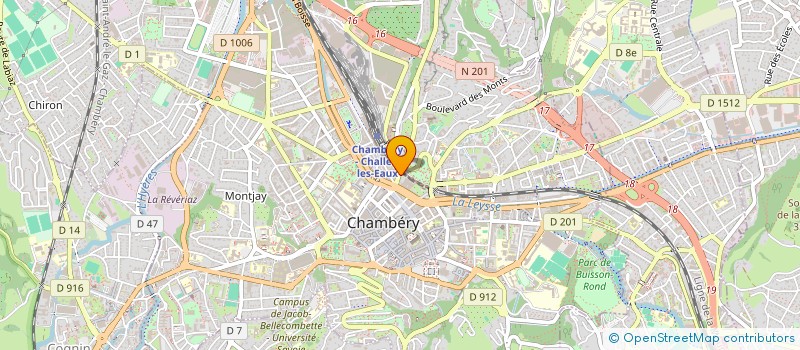 localisation de l'entreprise FINAREVE  CHAMBERY