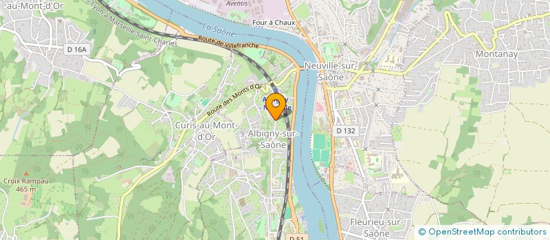 localisation de l'entreprise FINARKAE  ALBIGNY-SUR-SAONE